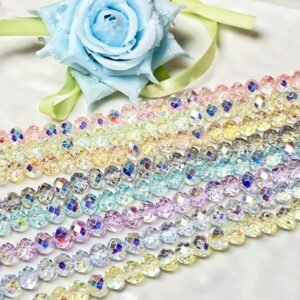 【Live開封】<1袋1本> 8mmキラキラビーズ8色mixの福袋＆多色&多種類&配信中で開封